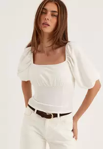 Volume Sleeve Top