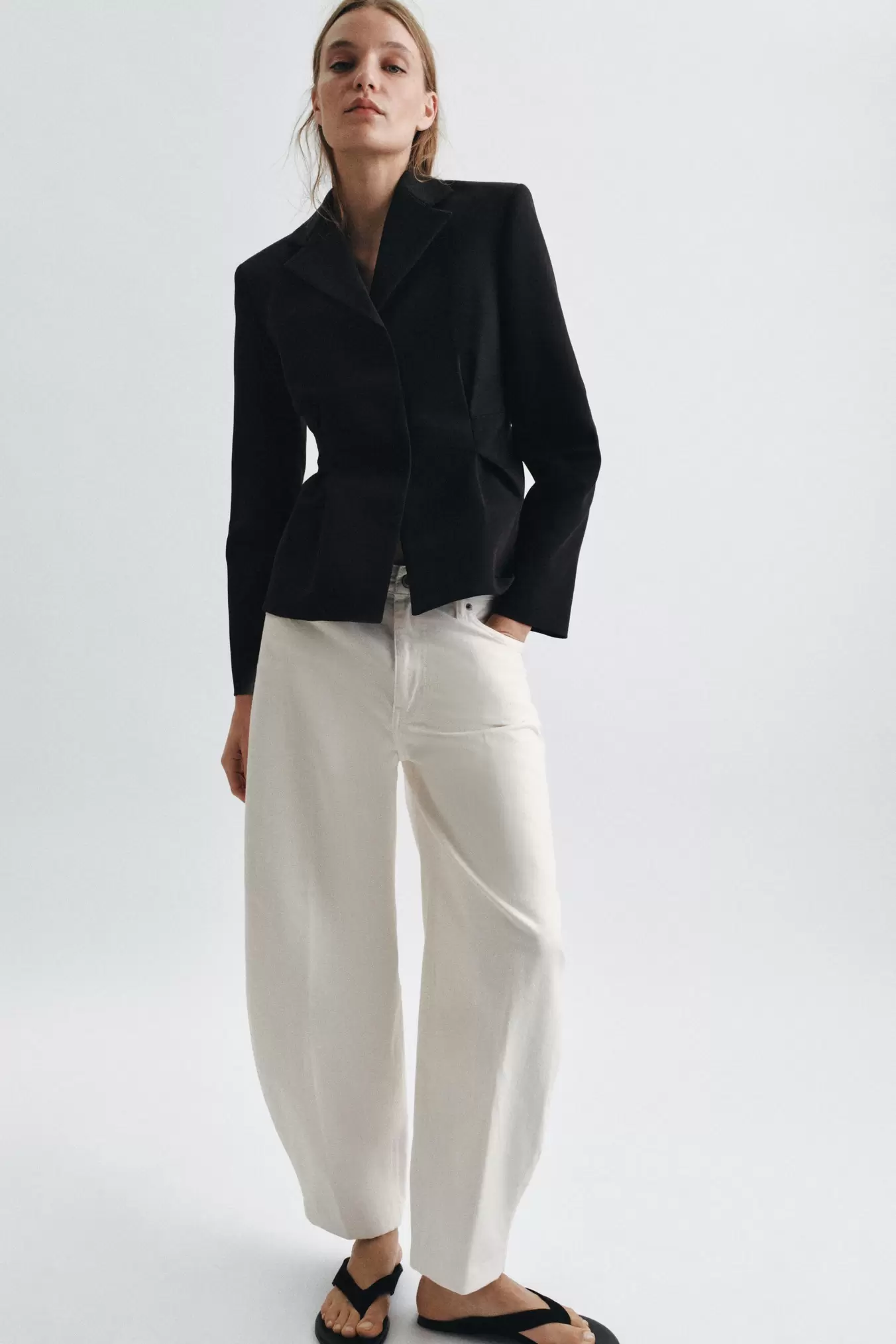 ZW COLLECTION PEPLUM BLAZER MED STRUKTUR