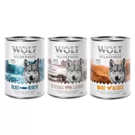 Wolf of Wilderness Adult 6 x 400 g - Single Protein