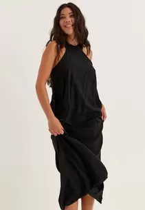 Halter Neck Balloon Dress