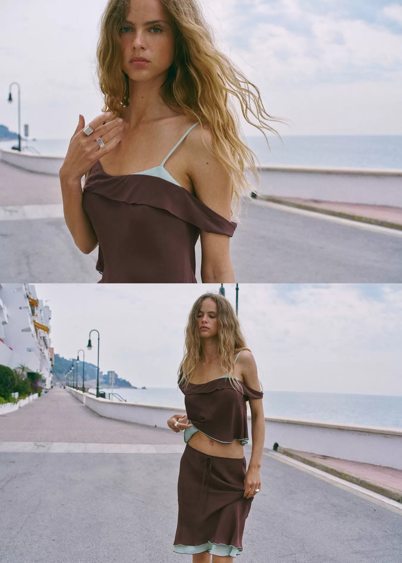 Asymmetric combined top