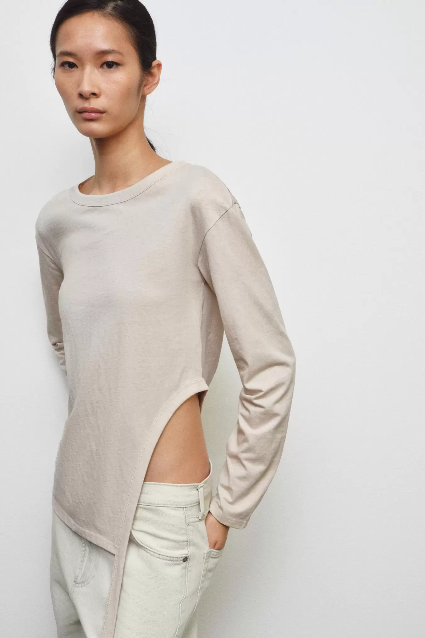 RUSTIK ASYMMETRISK T-SHIRT