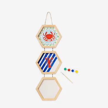 3 in 1 hexagonal canvases
