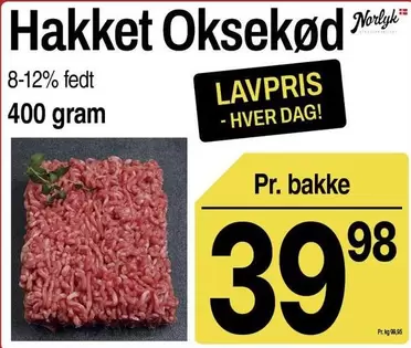 Hakket Oksekød