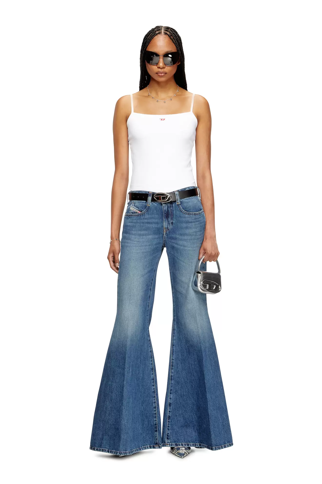 Flare Jeans Low Waist 1970 D-Bleess