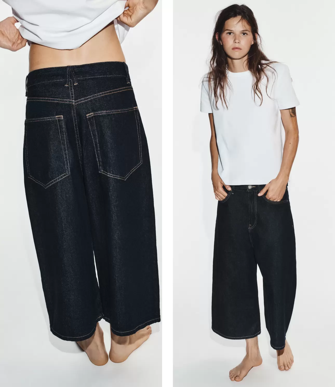 BAGGY DENIM JORTS TIL DAMER