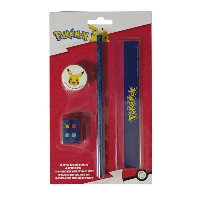 Pokemon skrivesæt 4-pak