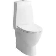 Pro N toilet, uden skyllekant, rengøringsvenlig, hvid