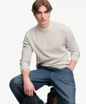 Tekstureret Sweater Almindelig Pasform