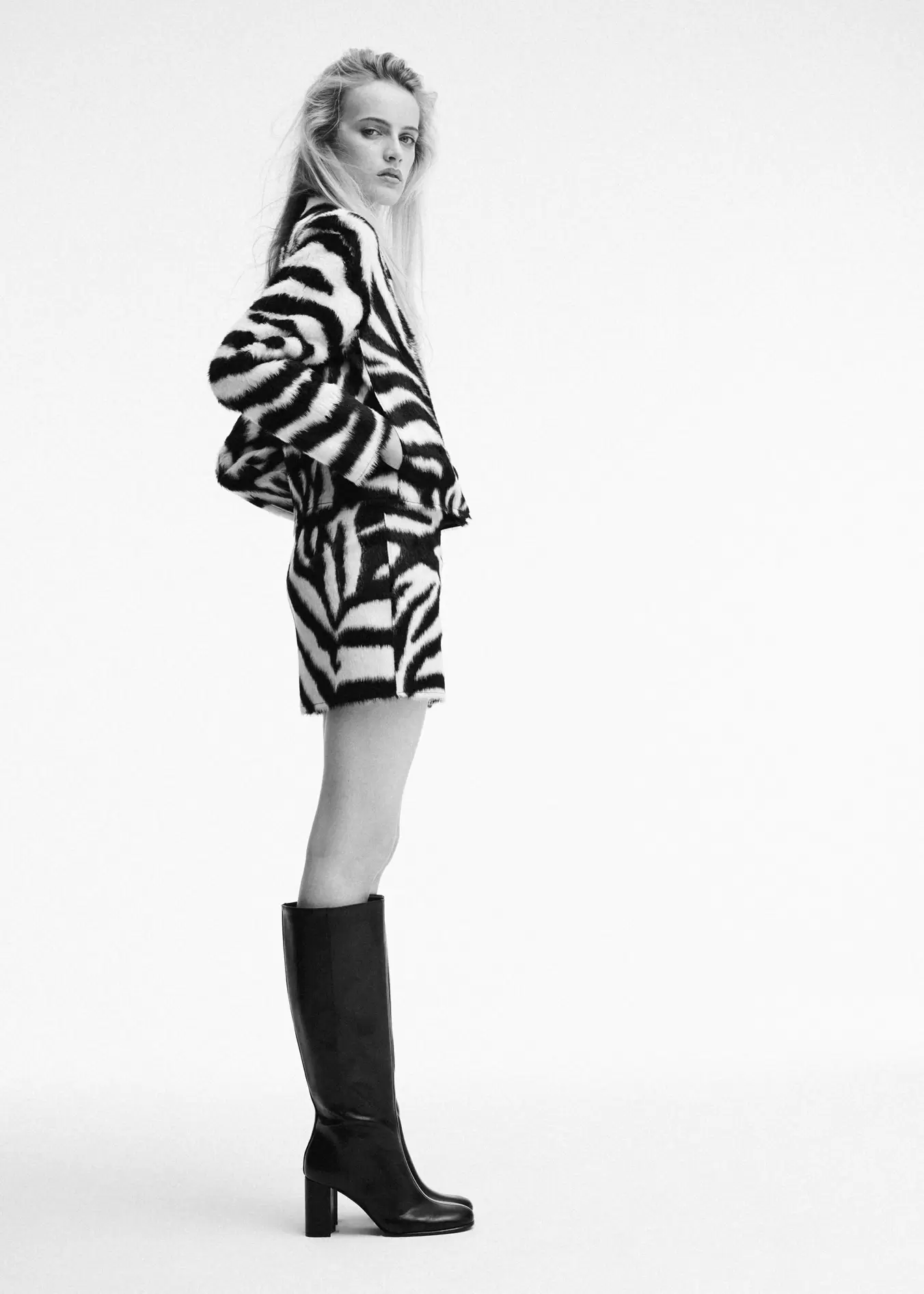 High block-heel boot