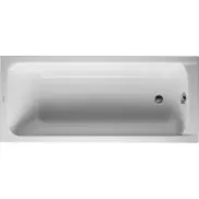 D-Code badekar, 160x70 cm, hvid