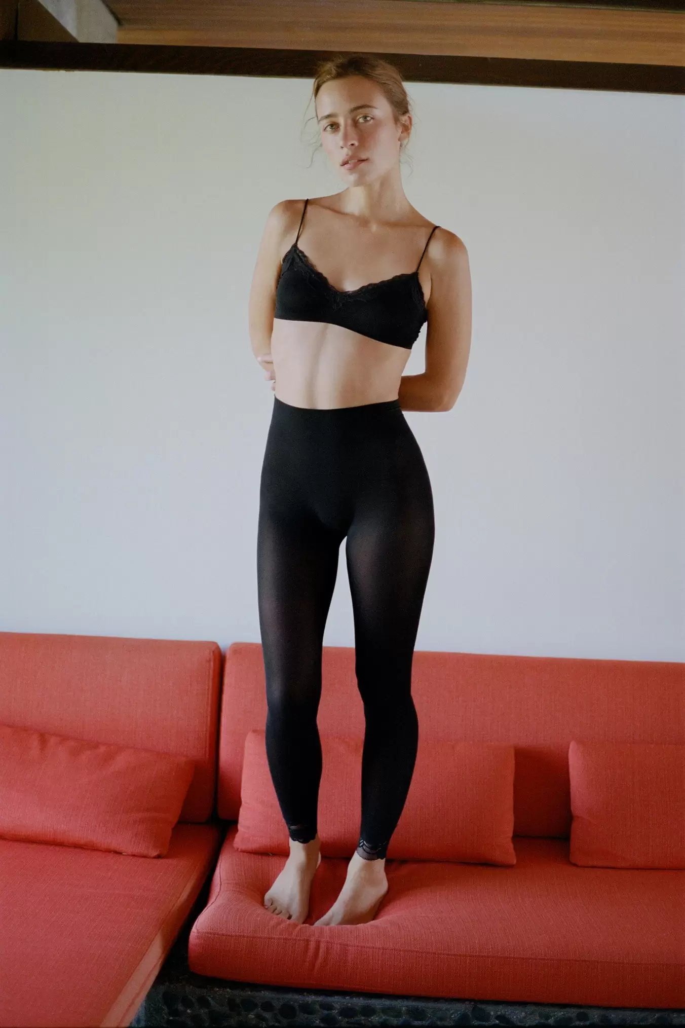 LEGGINGS MED BLONDER