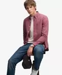 Preppy Poplin Langærmet Skjorte