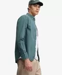 Preppy Poplin Langærmet Skjorte