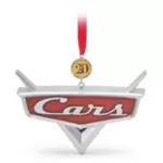 Disney Pixar Cars 20th Anniversary Logo Ornament