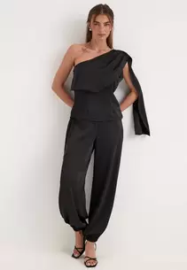 Satin Balloon Trousers