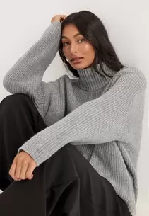 Objfippi L/S OZ KNIT PULLOVER