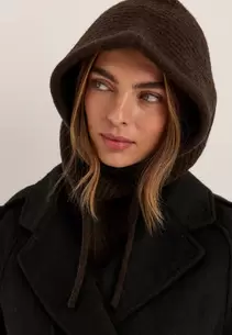 Wool Blend Knitted Balaclava