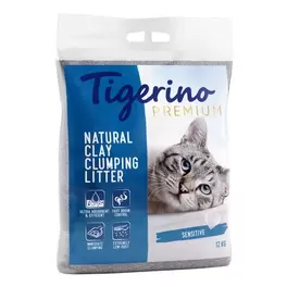 Tigerino Premium kattegrus - Sensitive (parfumefri)
