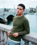 Tekstureret Sweater Almindelig Pasform