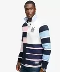 Mix Match Rugby Top Afslappet Pasform