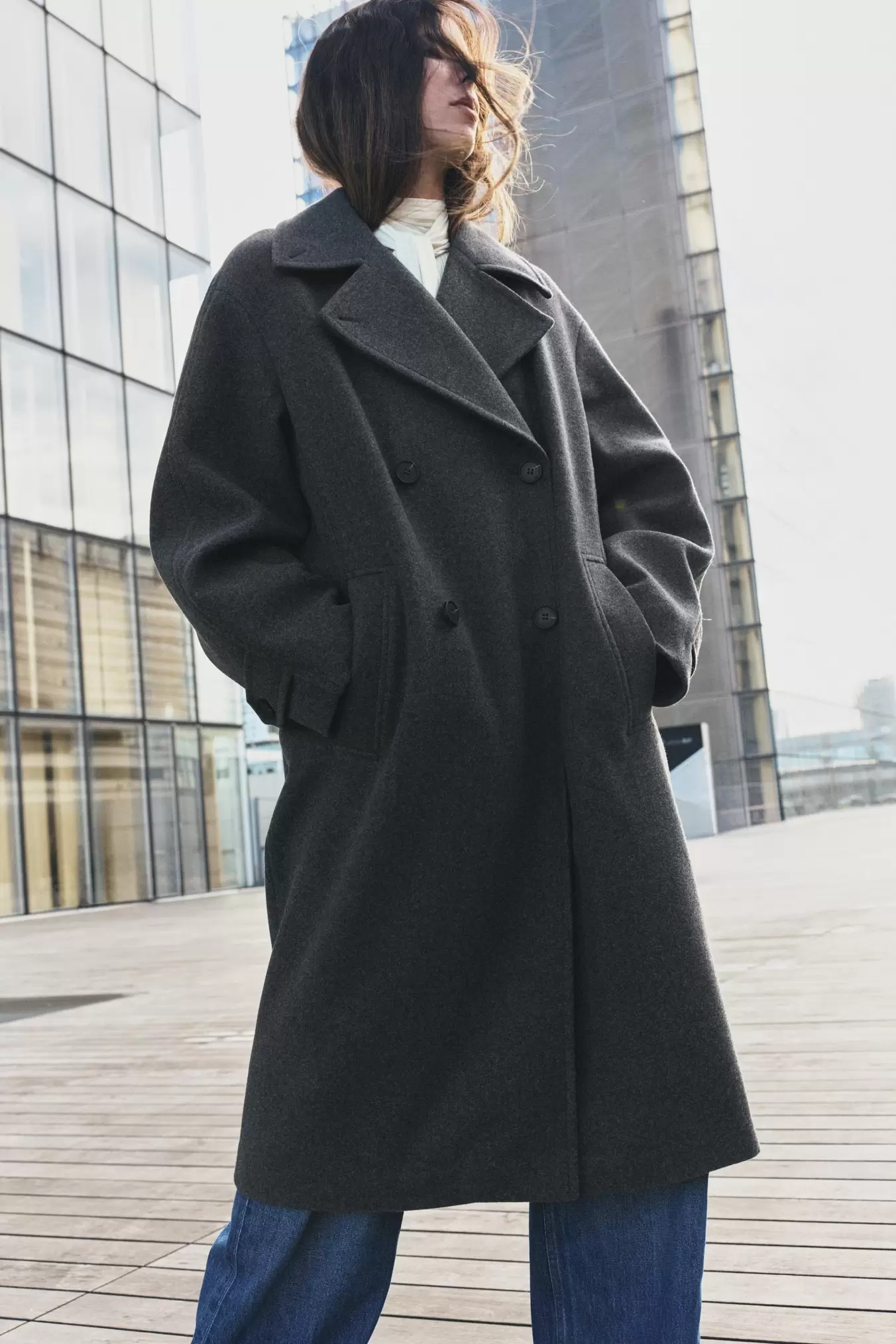 OVERSIZE SOFT FRAKKE