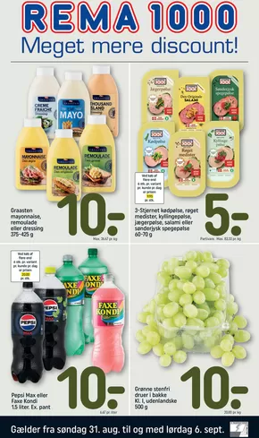 Rema 1000 katalog i Sønderborg | Rema 1000 Tilbudsavis | 2025-08-30T00:00:00.000Z - 2025-09-06T00:00:00.000Z