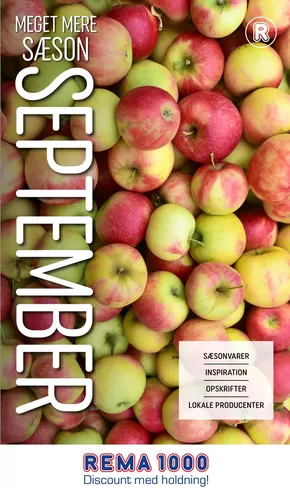 Rema 1000 katalog i Middelfart | Eksklusive tilbud og kup | 2025-08-31T00:00:00.000Z - 2025-09-30T00:00:00.000Z
