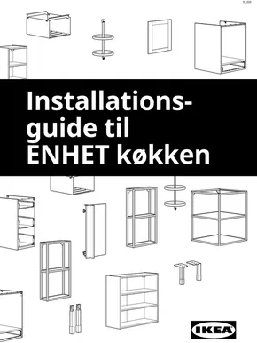 IKEA katalog i Gentofte | Installationsguide til ENHET køkken | 2025-09-03T00:00:00.000Z - 2025-09-17T00:00:00.000Z