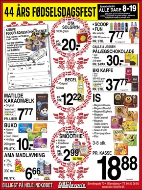 ABC Lavpris katalog | Fantastisk tilbud til kupjægere | 2025-09-04T00:00:00.000Z - 2025-09-18T00:00:00.000Z