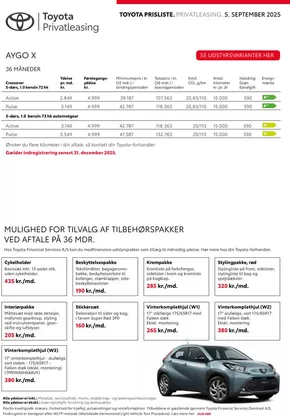 Toyota katalog i Fredericia | bZ4X Privatleasing | 2025-09-06T00:00:00.000Z - 2025-09-20T00:00:00.000Z