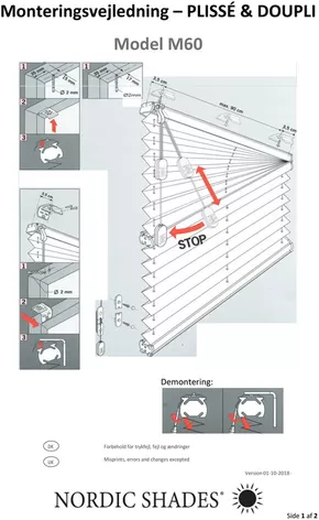 Garant katalog i Silkeborg | NS - Monteringsvejledning - M60 | 2025-09-09T00:00:00.000Z - 2025-09-23T00:00:00.000Z