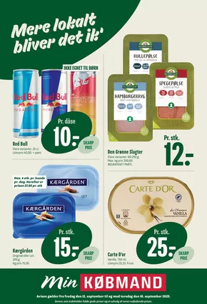 Min Købmand katalog i Brædstrup | Tilbud til kupjægere | 2025-09-11T00:00:00.000Z - 2025-09-25T00:00:00.000Z