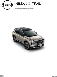 Nissan katalog i Silkeborg | Nissan X-Trail | 2025-09-13T00:00:00.000Z - 2026-09-13T00:00:00.000Z