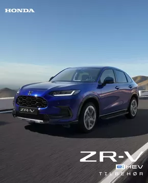 Honda katalog i Hillerød | Honda ZR-V Tilbehørsbrochure | 2025-09-16T00:00:00.000Z - 2026-09-16T00:00:00.000Z