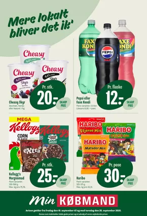 Min Købmand katalog i Vamdrup | Rabatter og kampagner | 2025-09-18T00:00:00.000Z - 2025-10-02T00:00:00.000Z
