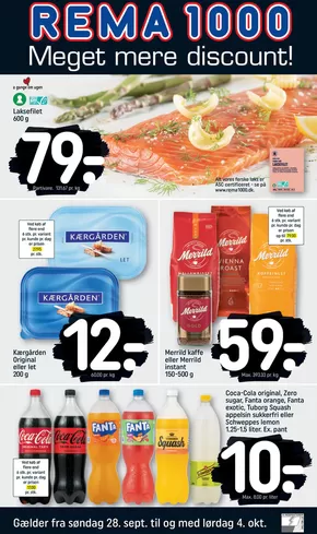 Rema 1000 katalog i Svendborg | Rema 1000 Tilbudsavis | 2025-09-27T00:00:00.000Z - 2025-10-04T00:00:00.000Z