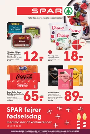 SPAR katalog i Hjørring | Fantastiske rabatter på udvalgte produkter | 2025-09-25T00:00:00.000Z - 2025-10-09T00:00:00.000Z