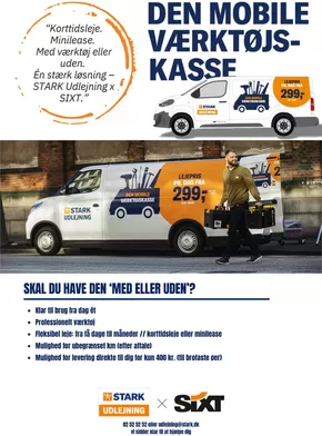 Stark katalog i Kolding | Udlejning - Håndværkerbiler og cykler | 2025-10-01T00:00:00.000Z - 2025-10-15T00:00:00.000Z