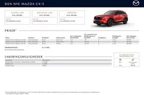Mazda katalog i Fredericia | mazda cx 5 priser september 2025 | 2025-10-03T00:00:00.000Z - 2025-12-31T00:00:00.000Z