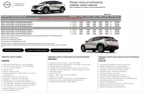 Nissan katalog i Middelfart | ARIYA privateleasing | 2025-10-03T00:00:00.000Z - 2025-10-17T00:00:00.000Z
