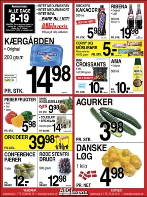 ABC Lavpris katalog i Lystrup | Aktuelle tilbud og kampagner | 2025-10-05T00:00:00.000Z - 2025-10-19T00:00:00.000Z