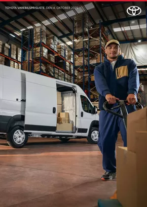 Toyota katalog i Odense | Prisliste | 2025-10-05T00:00:00.000Z - 2025-10-19T00:00:00.000Z