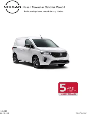 Nissan katalog i Odense | TOWNSTAR Kundeprisliste EV Van launch | 2025-10-07T00:00:00.000Z - 2025-10-21T00:00:00.000Z