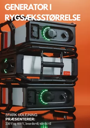 Stark katalog | Udlejning - Generator i rygsækstørrelse | 2025-10-08T00:00:00.000Z - 2025-10-22T00:00:00.000Z
