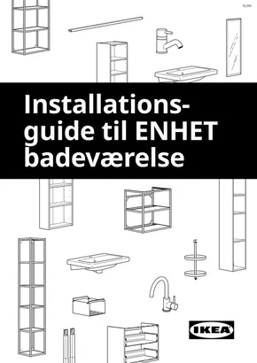 IKEA katalog i Aalborg | Installationsguide til ENHET badeværelse | 2025-10-08T00:00:00.000Z - 2025-10-22T00:00:00.000Z