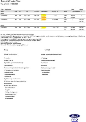 Ford katalog i Kolding | transit courier | 2025-10-11T00:00:00.000Z - 2025-10-25T00:00:00.000Z