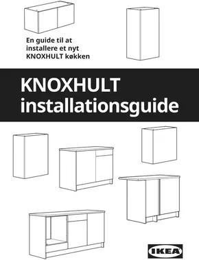 IKEA katalog i Gentofte | KNOXHULT installationsguide | 2025-10-17T00:00:00.000Z - 2025-10-31T00:00:00.000Z
