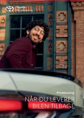 Toyota katalog i Odense | Privatleasing Når du afleverer bilen tilbage | 2025-10-18T00:00:00.000Z - 2025-11-01T00:00:00.000Z