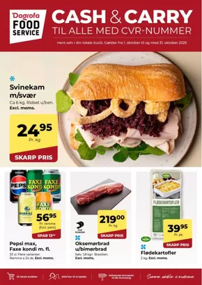 Dagrofa Food Service katalog i Nakskov | Global tilbudsavis oktober 2025 | 2025-10-20T00:00:00.000Z - 2025-11-03T00:00:00.000Z